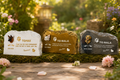 Custom ceramic pet memorial tombstone gold silver personalized portrait urn